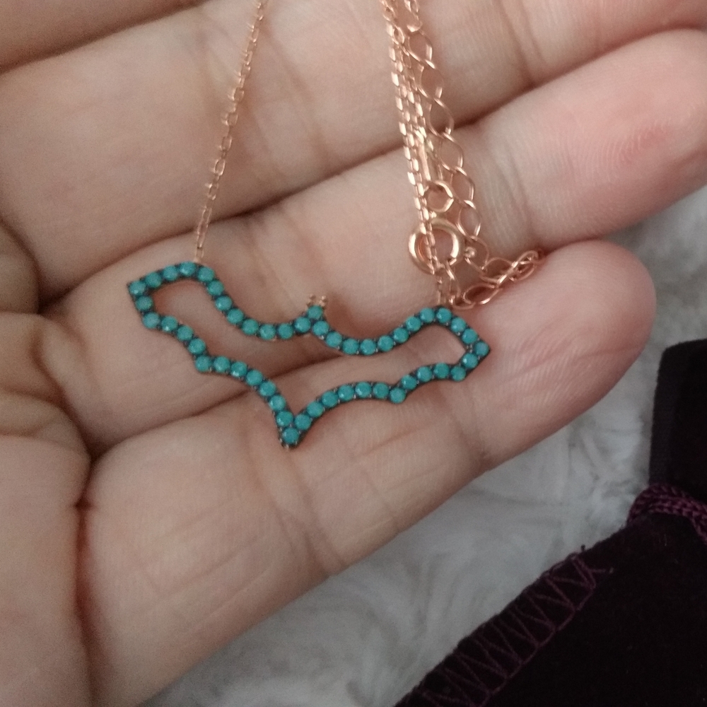 Batman Rose-gold plated .925 sterling silver necklace